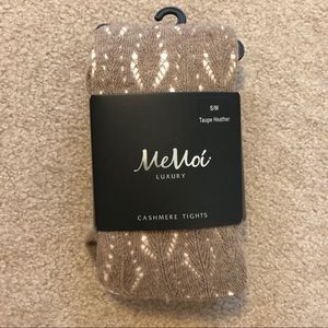 MeMoí Crochet Cashmere Tights